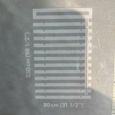 Ikea Lindmon Jalousie Holz 250x80 cm. Creme