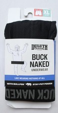 Duluth Trading Co Men's Buck Naked Bullpen Boxer Briefs DH3 Black XL NWT