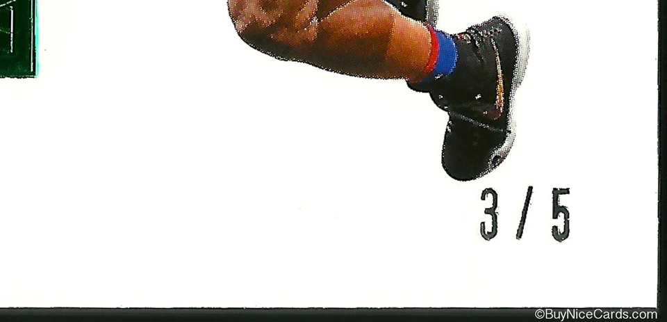 2015 Jahlil Okafor Flawless Emerald Green Game Worn Jumbo RC Rookie Patch /5 - Image 3 of 4