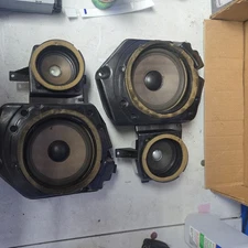 90-93 Mercedes R129 500SL 300SL SL500 Right and Left Door Panel Speaker Set OEM