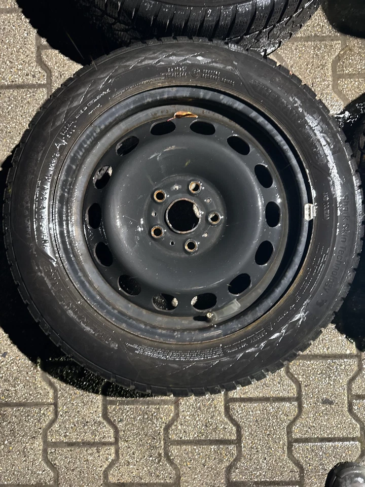 Seat Ibiza, Volkswagen Golf, Audi A3,205/55/16 Winterräder,Profil 2x 6mm 2x 5mm - Bild 3 von 4