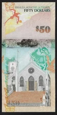 BERMUDA 50 DOLLARS 2009 UNC