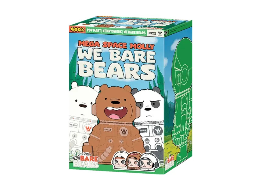 Pop Mart Mega Space Molly 400％ We Bare Bears Figure