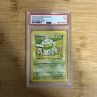 1999 Pokémon Base Set Bulbasaur 44/102 Shadowless PSA 7 Near Mint