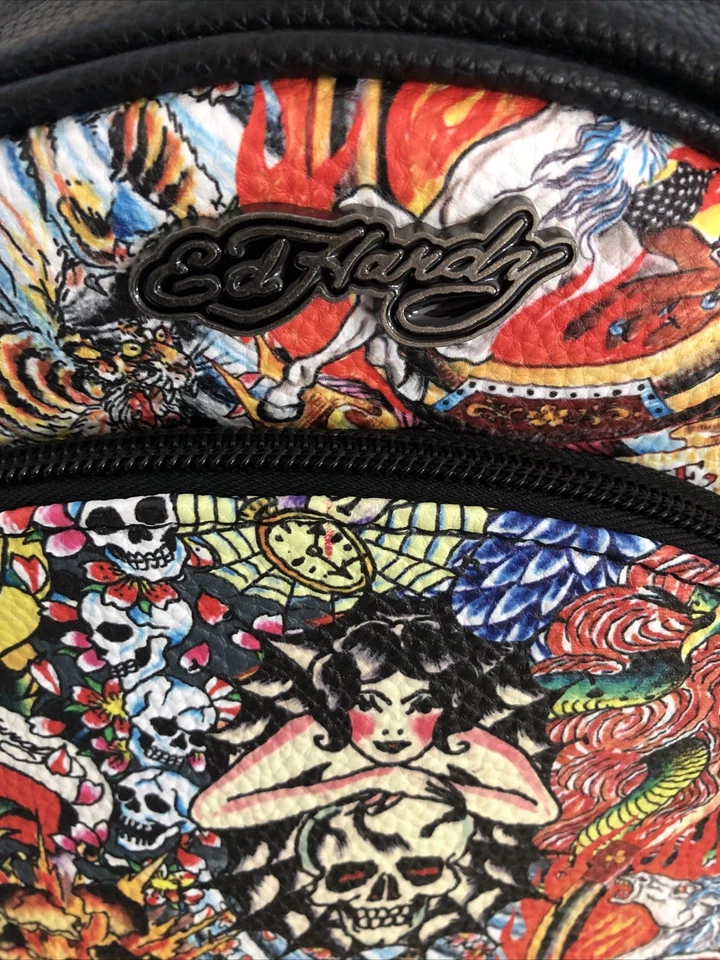 NWT Ed Hardy Backpack - Skulls, Tiger, Snakes & More! Christmas Gift - Image 2 of 4