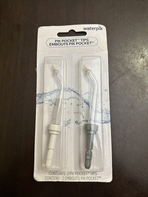 NEW Sealed WaterPik PP-100E Pik Pocket Replacement Tips for Water Flosser 