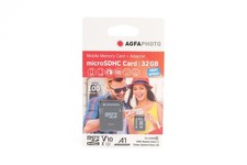 AgfaPhoto 32GB MicroSDHC Mobile Memory Card 100MB/S