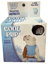 Cool Pup Reflective Dog Cooling Harness XS Light Blue  Fits 11  -13  Chest
