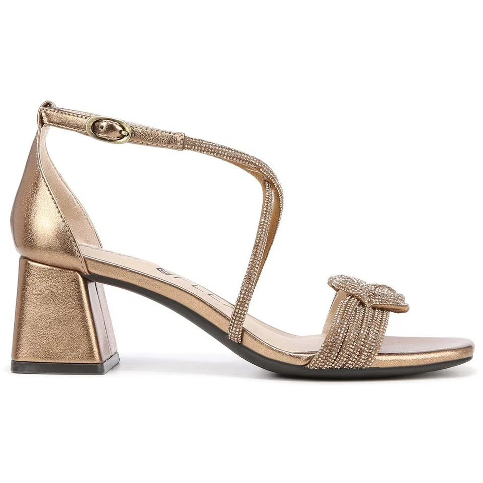 Lifestride女式Captivate方跟连衣裙凉鞋青铜7W — 第 2/4 张图片