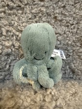 AUTHENTIC Jellycat Baby Odyssey Octopus Mint Green - NWT Retired- FAST SHIP