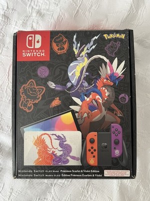 Nintendo Switch OLED Konsole | Pokemon Karmesin & Purpur Edition | SEHR GUT