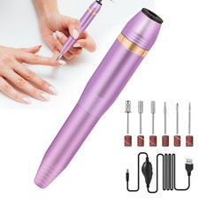 Electric Nail Drill File Acrylic Art File Manicure Pedicure Portable Machine Kit