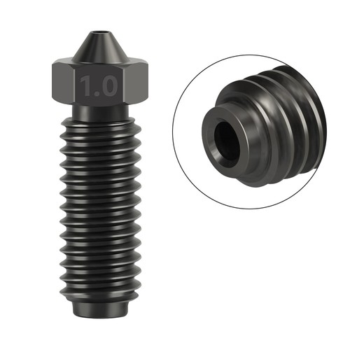 For Anycubic Kobra 3 Nozzle Brass Hardened Steel 3D Printer Volcano Nozzles - Photo 34/34