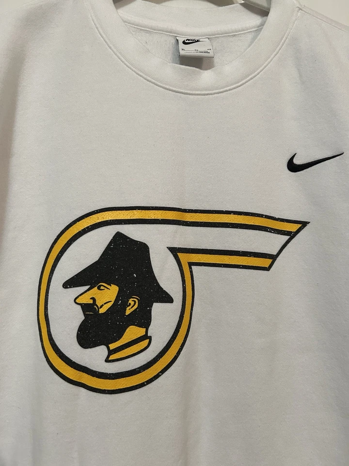 Nike Appalachian State University Mountaineers Flying Yosef XL Sudadera Blanca Foto 4 de 4