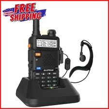 DIGITAL HANDHELD TWO WAY RADIO Police VHF FM EMS Scanner Transceiver Dual Band