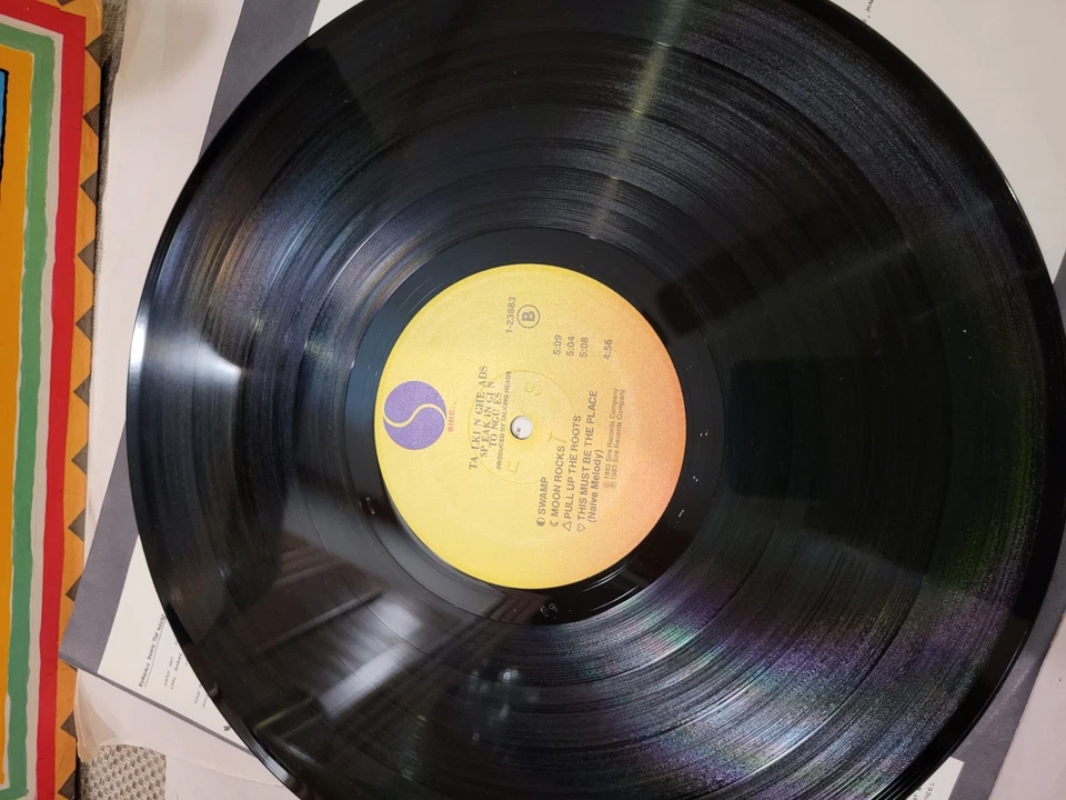 Talking Heads Speaking in Tongues LP NM Vinyl EX Cover Sire 1-23883 w/ Inner Foto 4 de 4