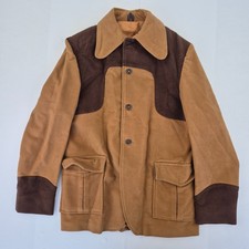 STONE-DRI Jacket Medium Brown True Vintage Lined Button Front Coat