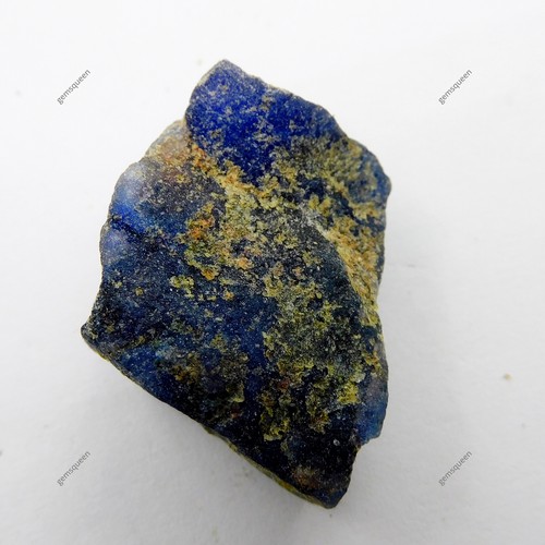 Zafiro azul natural áspero sin cortar 86,30 quilates piedra preciosa suelta extraída en tierra CERTIFICADA - Imagen 7 de 14