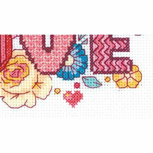 Cross-stitch kit Love 1853 Riolis Aida 14ct - Picture 6 of 7