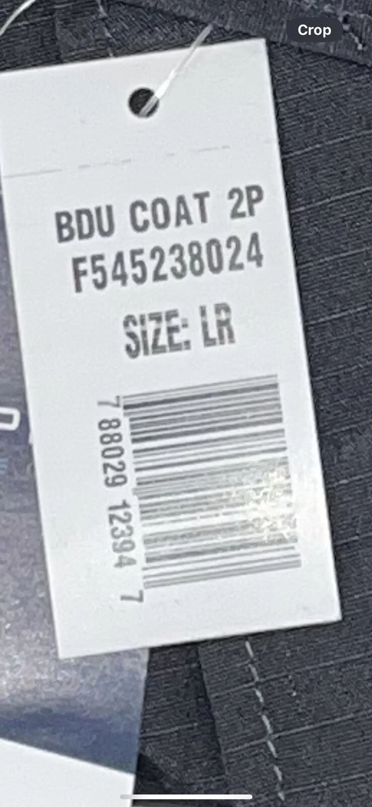 Propper BDU Coat Mens Size Large Regular F545438024 Gray NWT image 8