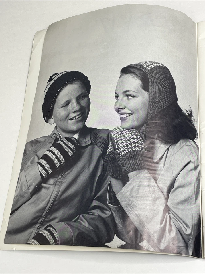 Caps & Mittens for Everybody Book 109 Bernat 58 Projects Knitting Pattern - Image 3 of 4