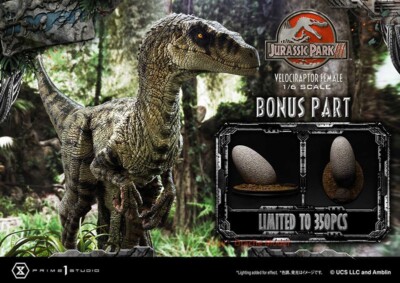 Prime 1 Studio 1/6 LMCJP-11S Female Velociraptor W:65cm Sammlerstatuette Modell