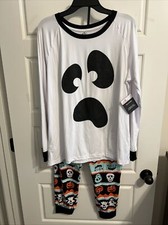 Halloween Adult Family Pajama Set from Way to Celebrate, 2-Piece, Size L 12/14