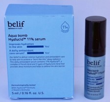BELIF Aqua Bomb Hyalucid Serum .16 Oz 5mL Travel Size New in Box