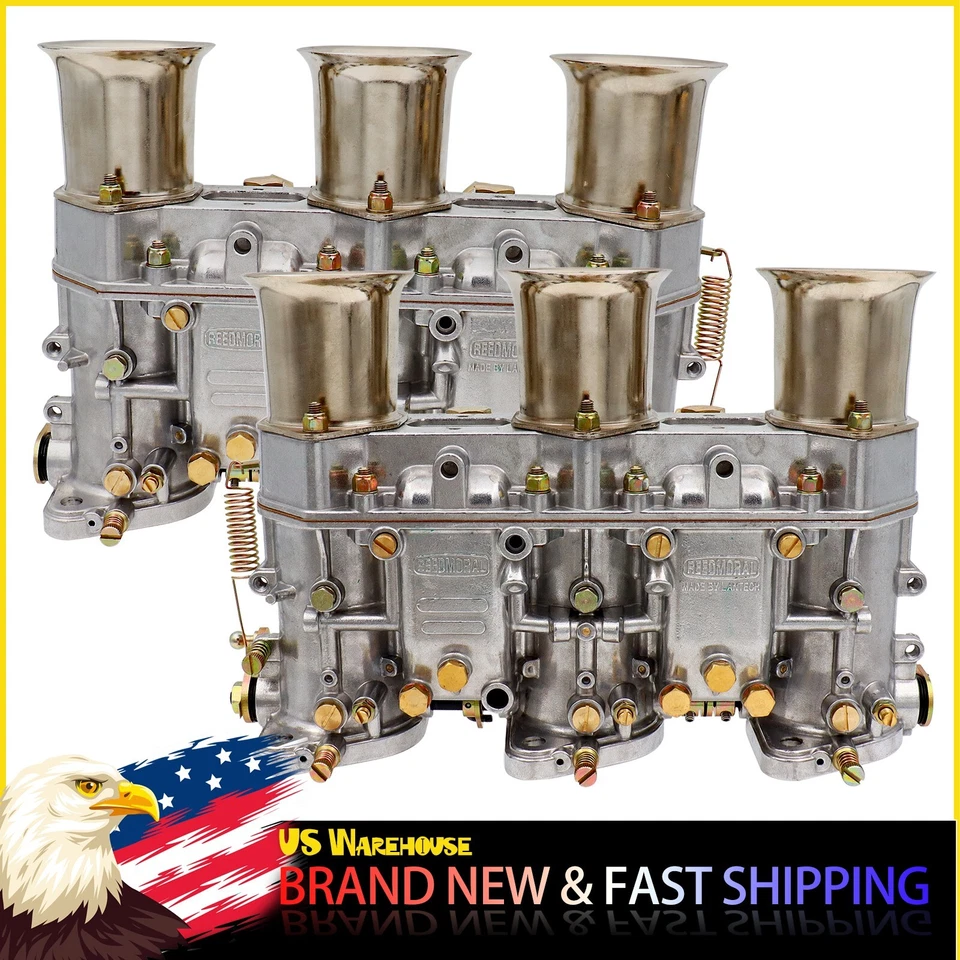 NEW 2 x Carburetors fits Porsche 911, 914 Replace for Weber 46 IDA 3C Foto 2 de 4