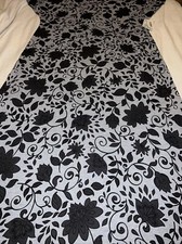 Lularoe Maria Dress Women Gray/Black Paisley Floral 2XL 2X 22/24 20/22 Maxi New