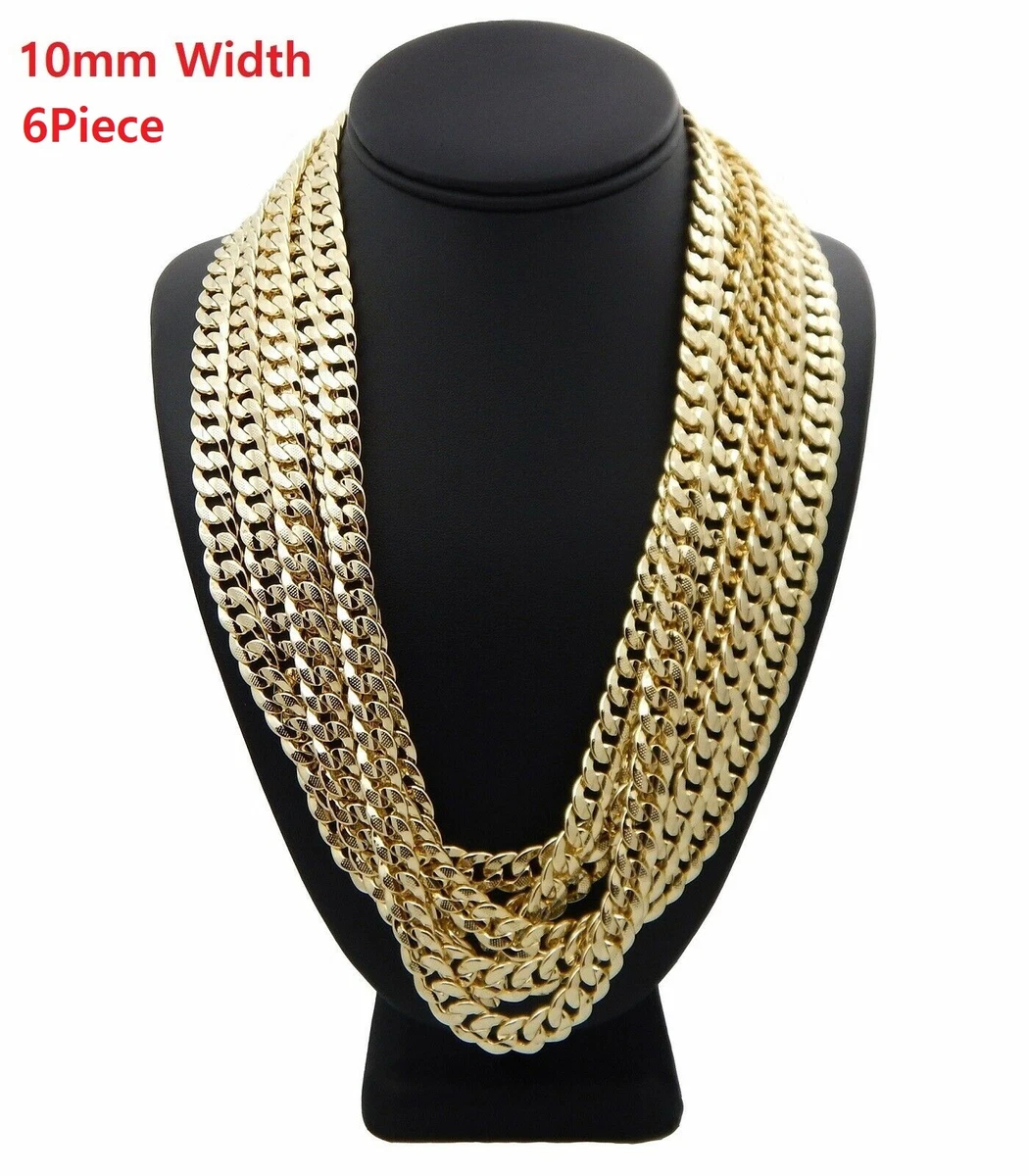 14K Gold Filled 10mm Cuban Link Chain Wholesale 24 Inches