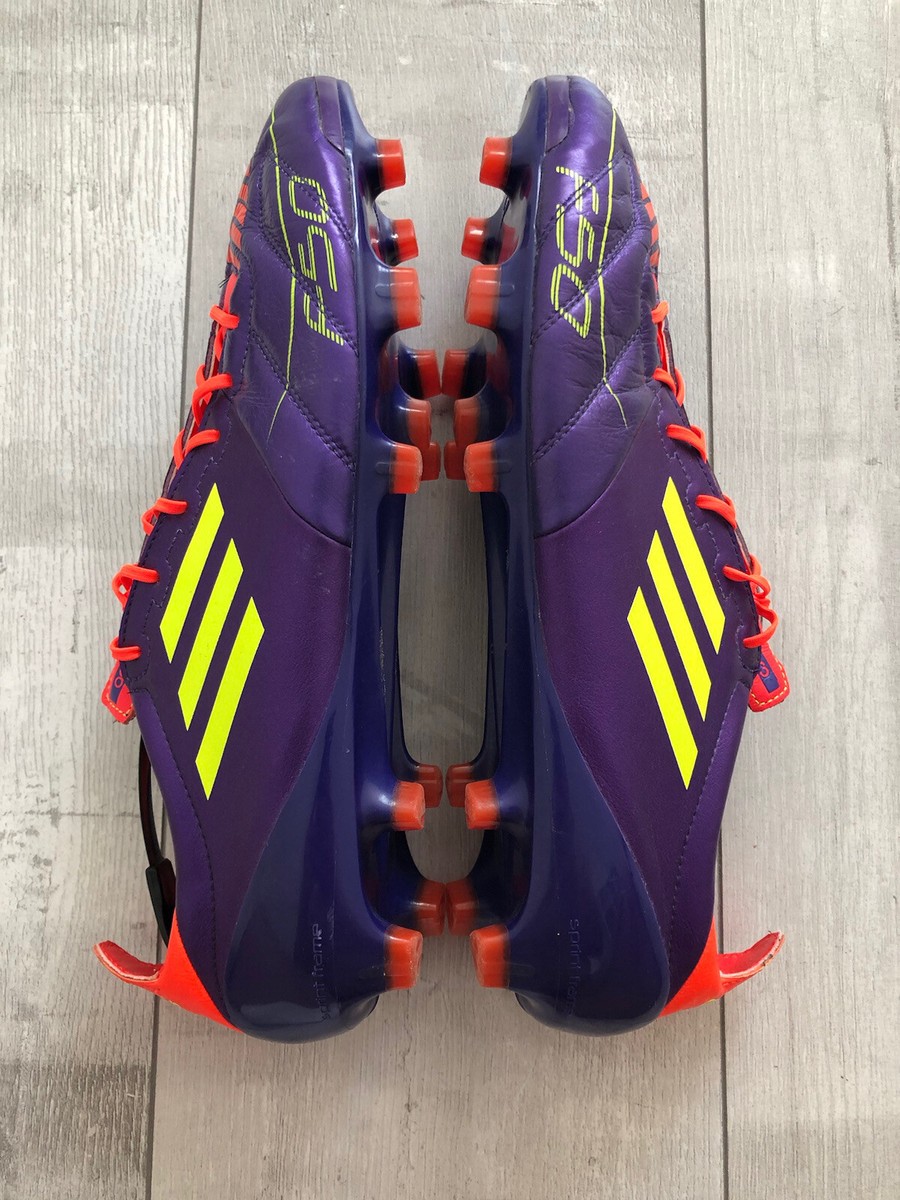 Adidas F50 Adizero Purple Football Soccer Cleats Leather US12 UK11