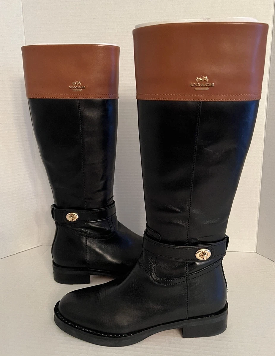 Coach hotsell leather boots