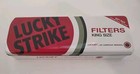 Lucky Strike Filters King Size Box, Vintage Cigarette Tin, 11.5