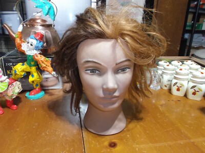 Pivot Point Practice Salon Mannequin Head 100% Human Hair Erika MMSSCDLL