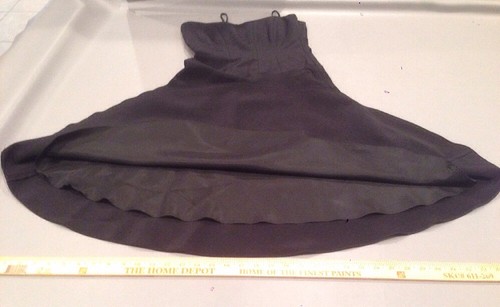 Women's 0 Nicole Miller Black Dress - Picture 4 of 12