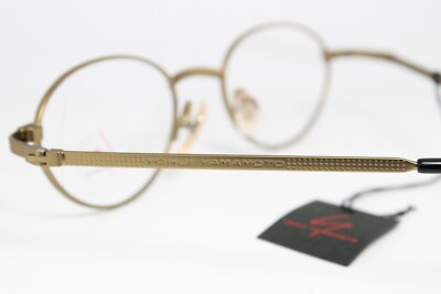 YOHJI YAMAMOTO 51-7101 C1 46-18 Original Vintage Eyeglasses Oval  