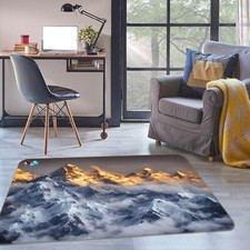 3D Winter Mountain Top NBC102 Game Rug Mat Elegant Photo Carpet Mat Eve 2023