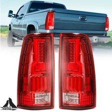 For 99-06 Chevy Silverado 99-03 GMC Sierra 1500 2500 3500 LED Tail Lights Red