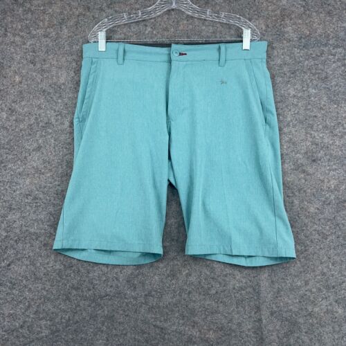 Burnside Shorts Mens 34 Blue Chino Skateboarding Comfort Lightweight Quick Dry