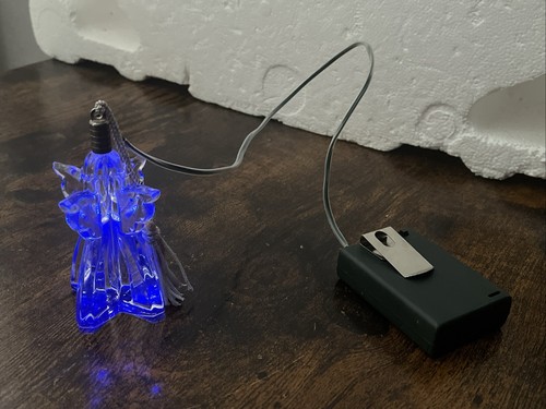 LENOX ILLUMINATED ANGEL ORNAMENT FULL LEAD CRYSTAL MADE IN CZECH REPUBLIC - Picture 2 of 14