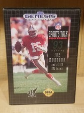 Sega Genesis NFL Sports Talk Football 93 Joe Montana