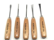 Ramelson Wood Carving Hand Chisel Set Kit 5pc Gunsmith Tools 106