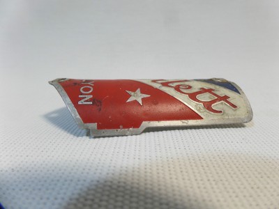 Plaque De Vélo Ancienne STARLETT Lyon France - Headbadge Métal Bicyclette - Collection