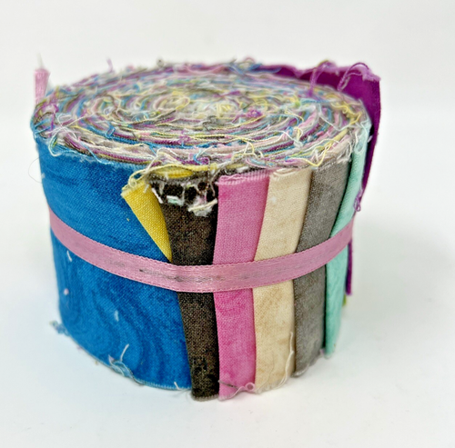 Fabric Central Jelly Roll Twisted Texture II Collection 20 2.5" x 42" Strips-New - Picture 7 of 8