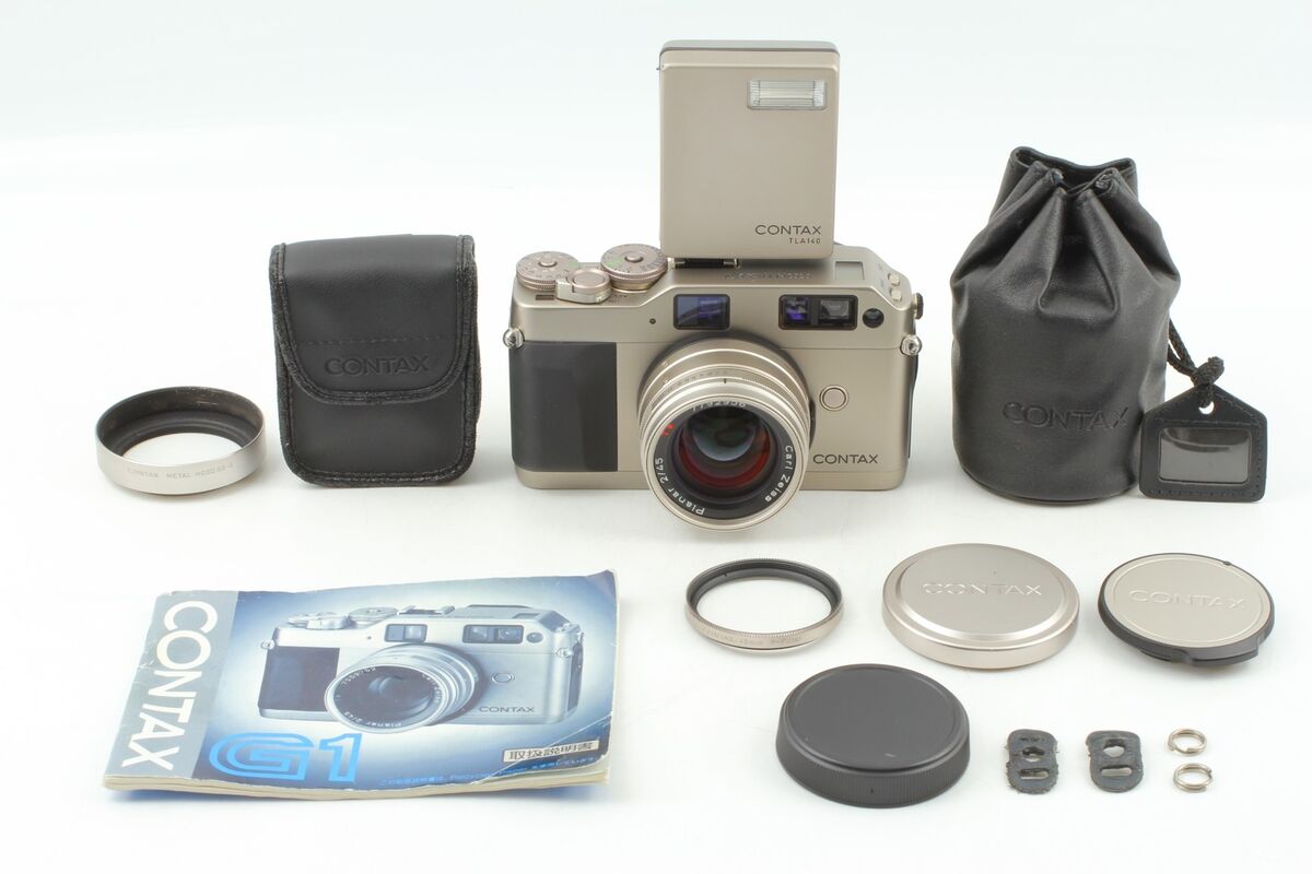 Green Label [Near MINT / TLA140] Contax G1 Camera Planar 45mm F2 Lens From  JAPAN