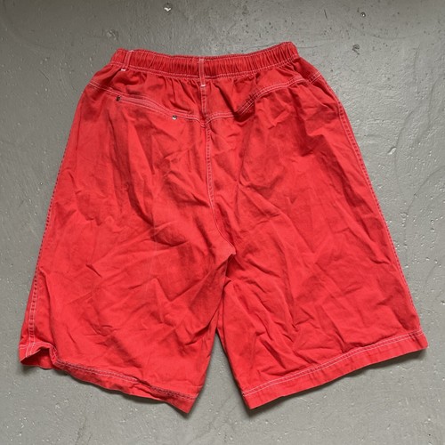 Vintage Ocean Pacific Long Baggy Shorts Surf Skateboarding Drawstring Rave - Picture 9 of 10