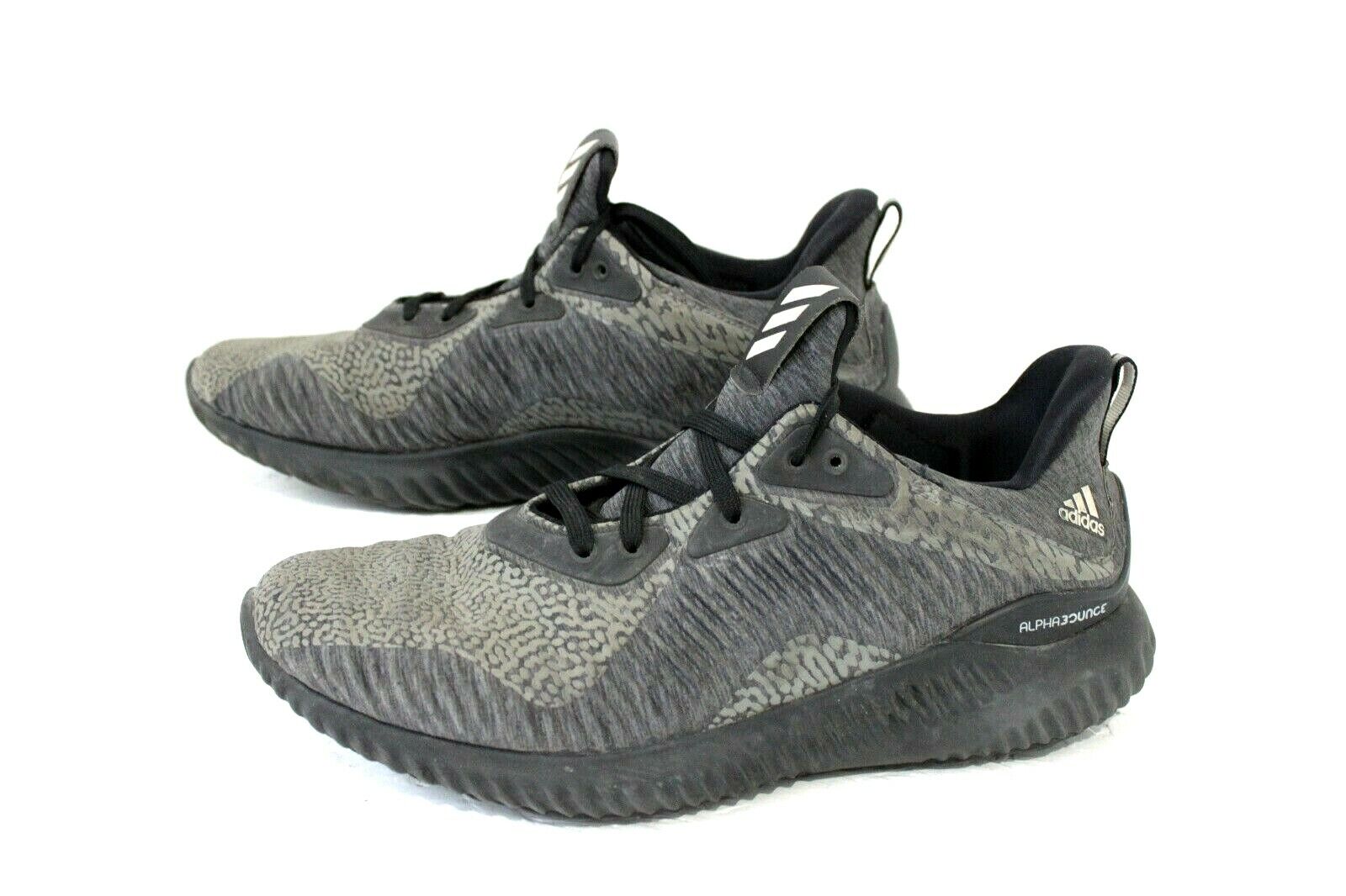 Permuta en lápiz Adidas Alpha bounce 3 Men's Size US 8 Grey/Black Running Shoe DA9561 | eBay