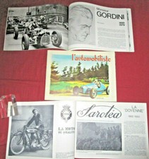 L'automobiliste N°53 : moto Saroléa 1902-1962 , Wanderer 1907-1939 ,  Gordini