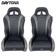 Pair of Grey Carbon Edition Daytona Seats-2024 Polaris XP & Front of XPedition